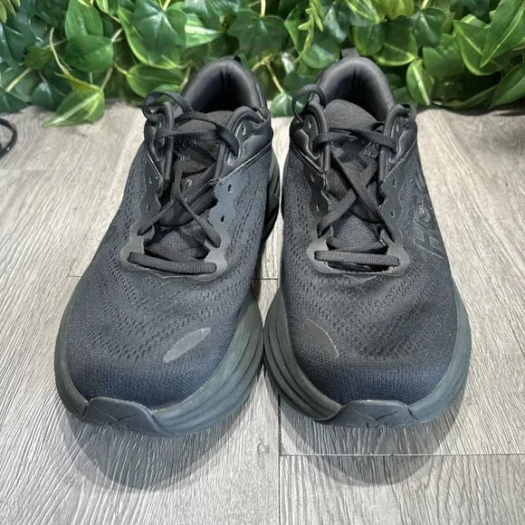 Hoka One One Bondi 8 2E Wide Triple Black - 1127953-BBLC Running Shoes
